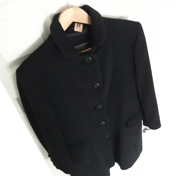 London Fog. Long Wool Coat. Black. 6P - Picture 16 of 16